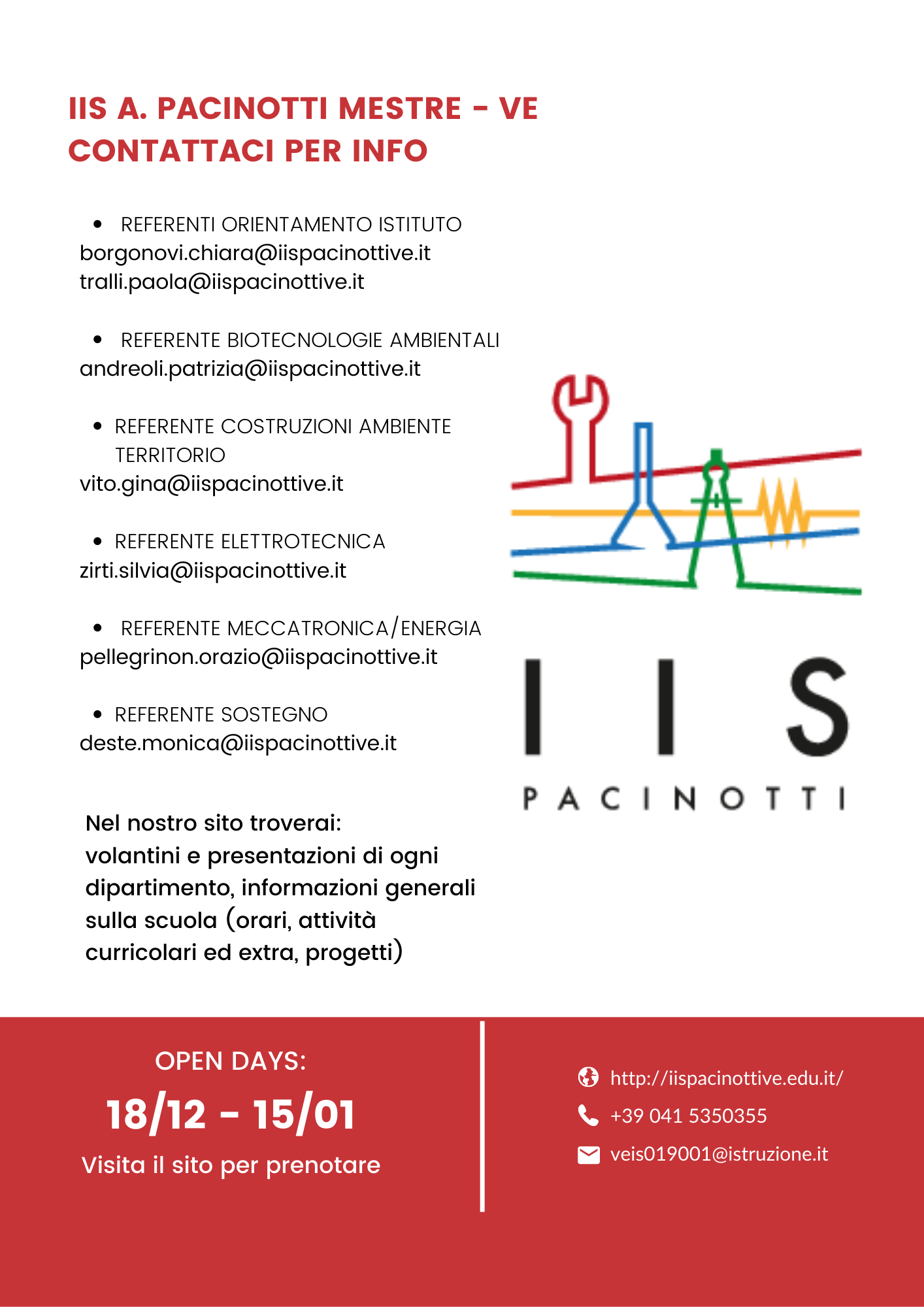 PACINOTTI Fuori di Banco Salone dell’offerta formativa