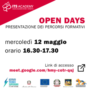12/05/2021 Open day ITS Academy Agroalimentare Veneto