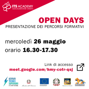26/05/2021 Open day ITS Academy Agroalimentare Veneto