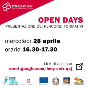 28/04/2021 Open day ITS Academy Agroalimentare Veneto